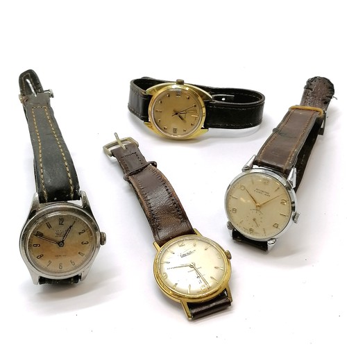 795 - 4 x vintage manual wind wristwatches inc Titus, Ingersoll, Everite etc - for spares / repairs