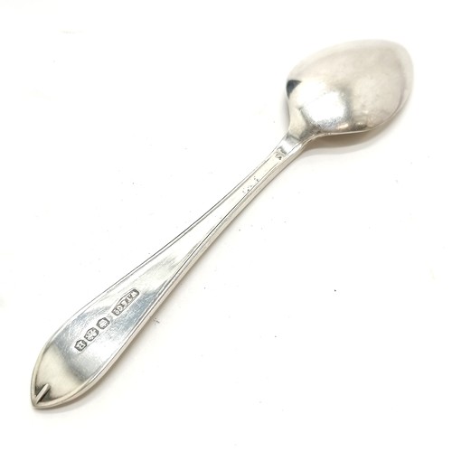 859 - 1944 silver set of 6 teaspoons by Walter Trickett & Co in original retail box - spoons 11.5cm & 100g