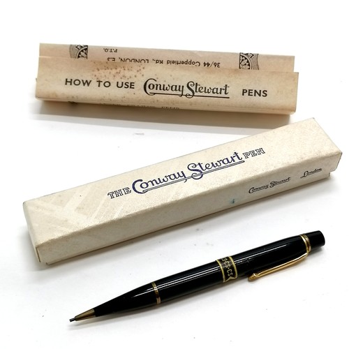 54 - Conway Stewart propelling pencil in original box with leaflet and pencil in unused condition with or... 