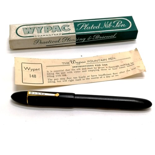 56 - Wypac 148 plated nib pen in original box (14.5cm long) ~ in unused condition