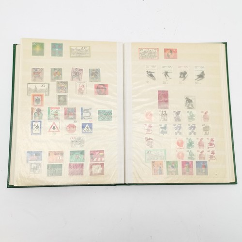 92 - 1949+ (West) Germany mostly um/m (MNH) collection in green stockbook - higher values noted inc numer... 