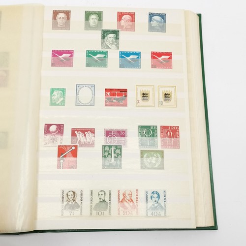 92 - 1949+ (West) Germany mostly um/m (MNH) collection in green stockbook - higher values noted inc numer... 