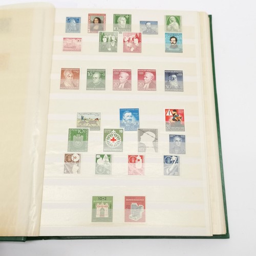 92 - 1949+ (West) Germany mostly um/m (MNH) collection in green stockbook - higher values noted inc numer... 