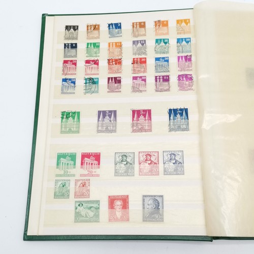 92 - 1949+ (West) Germany mostly um/m (MNH) collection in green stockbook - higher values noted inc numer... 