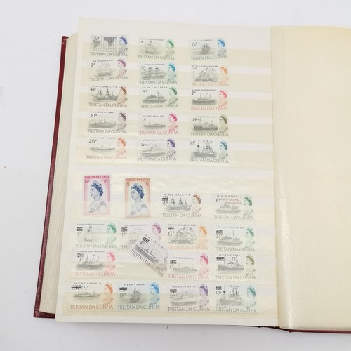 94 - Commonwealth mostly M/M (MH) useful stamp collection in red stockbook inc KGVI & early QEII sets inc... 