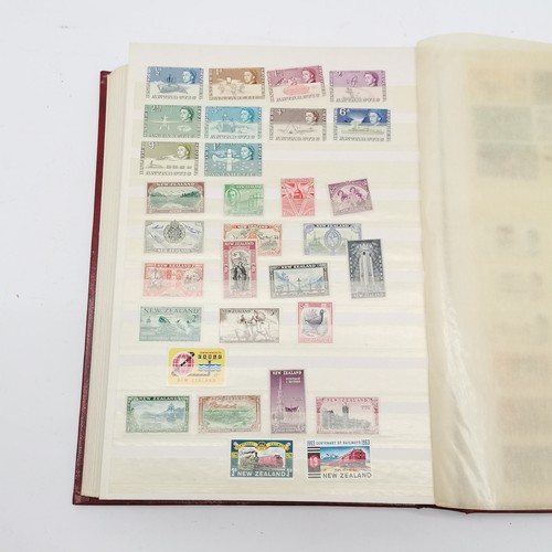 94 - Commonwealth mostly M/M (MH) useful stamp collection in red stockbook inc KGVI & early QEII sets inc... 