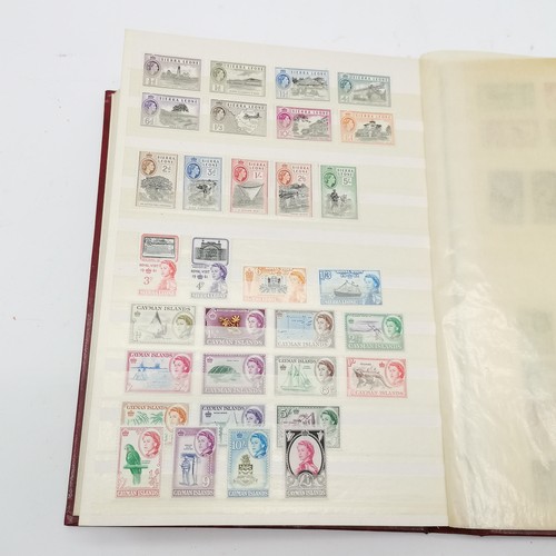 94 - Commonwealth mostly M/M (MH) useful stamp collection in red stockbook inc KGVI & early QEII sets inc... 