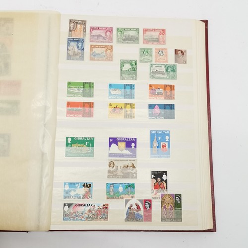 94 - Commonwealth mostly M/M (MH) useful stamp collection in red stockbook inc KGVI & early QEII sets inc... 