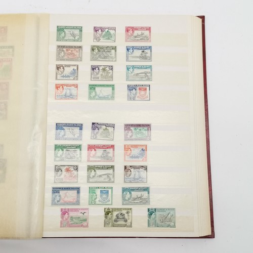 94 - Commonwealth mostly M/M (MH) useful stamp collection in red stockbook inc KGVI & early QEII sets inc... 