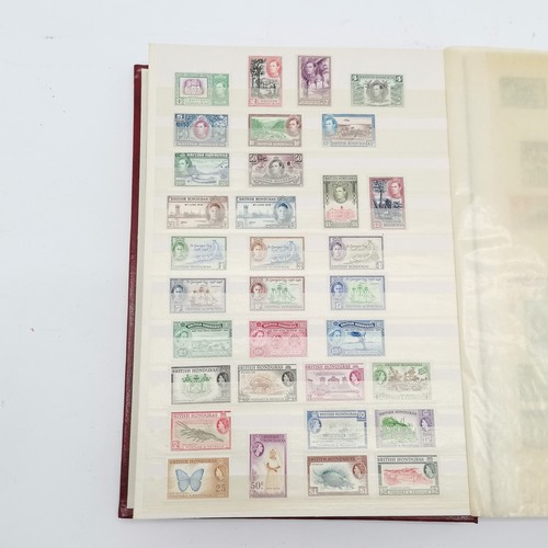 94 - Commonwealth mostly M/M (MH) useful stamp collection in red stockbook inc KGVI & early QEII sets inc... 