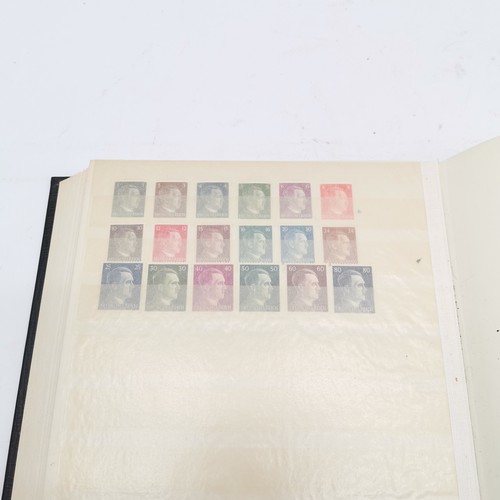 95 - Germany (1930's+) with East Germany stamp collection (mostly mint) in a black stockbook