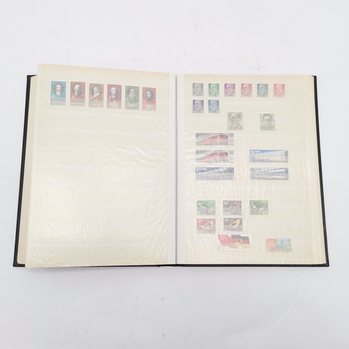 95 - Germany (1930's+) with East Germany stamp collection (mostly mint) in a black stockbook