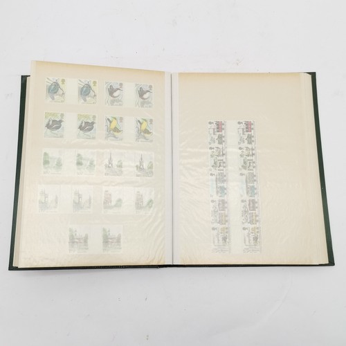 96 - Green stockbook with mixed collection inc small amount of commonwealth and GB inc 4 x Wedgwood bookl... 