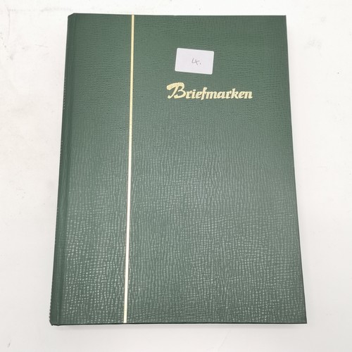 96 - Green stockbook with mixed collection inc small amount of commonwealth and GB inc 4 x Wedgwood bookl... 