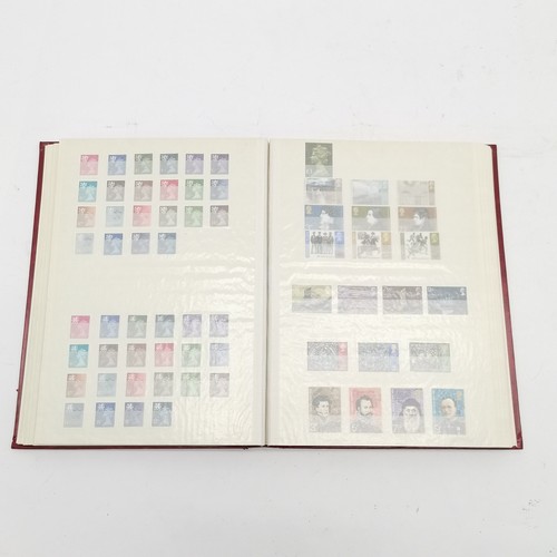 98 - GB mint stamp collection in red King stockbook with sets up to 1981 inc castles etc