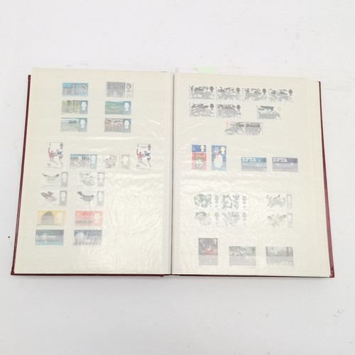 98 - GB mint stamp collection in red King stockbook with sets up to 1981 inc castles etc