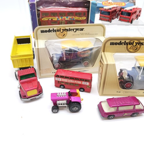 143 - Collection of boxed and unboxed Matchbox toys including 4 models of yesteryear (X2 1912 Ford model T... 