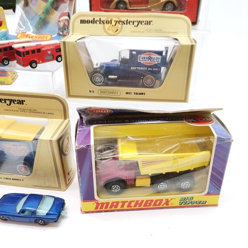 143 - Collection of boxed and unboxed Matchbox toys including 4 models of yesteryear (X2 1912 Ford model T... 