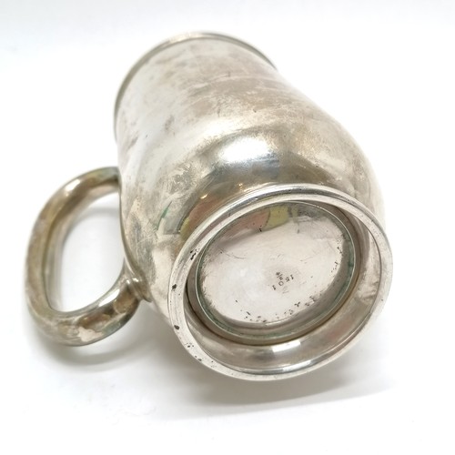 184 - 1918 silver tankard by James Dixon & Sons Ltd won in 1920 for Officers jumping by Lt J Yorke OBE - 1... 