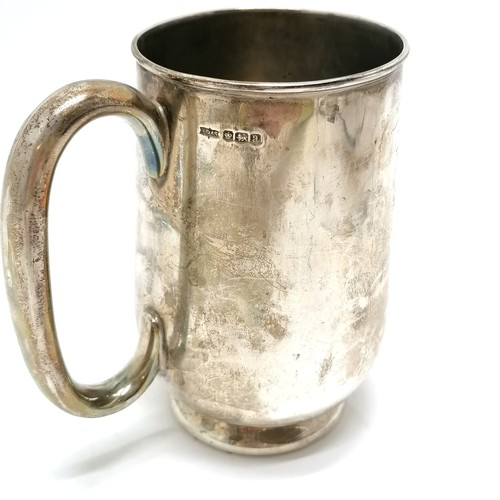 184 - 1918 silver tankard by James Dixon & Sons Ltd won in 1920 for Officers jumping by Lt J Yorke OBE - 1... 