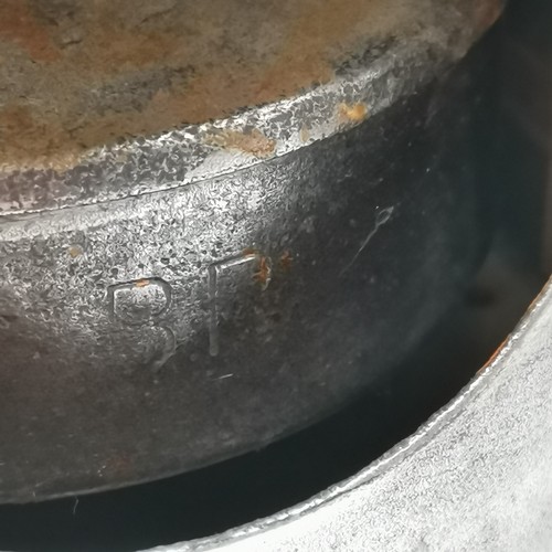 201 - LMS vintage steel railway signal lamp #D68466 - 31cm high & has original burner ~ SOLD IN AID OF STA... 