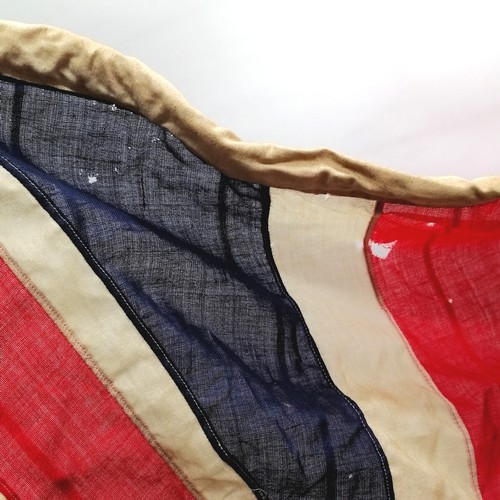 210 - Large Union Jack flag - 130cm x 280cm and has some holes