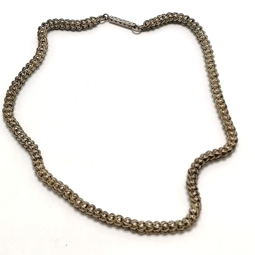 497 - Antique Victorian fancy link chain - 46cm long