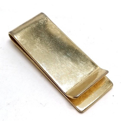 568 - Christian Dior gold tone money clip - 49mm long