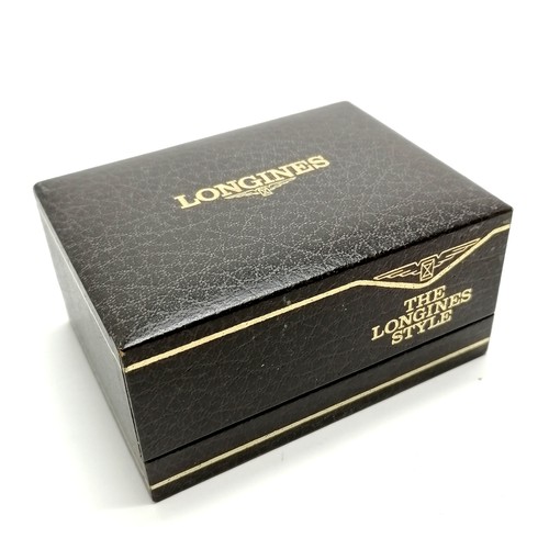 735 - Ladies Longines manual wind wristwatch (20mm case) in original box with 1984 dated papers ~ for spar... 