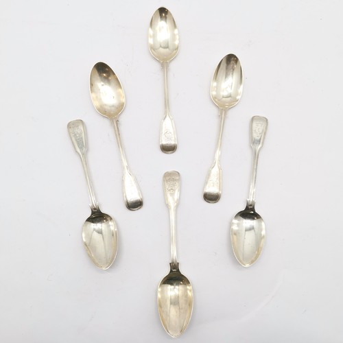 819 - 1854 Silver flatware by Chawner & Co (George William Adams) fiddle and thread pattern comprising x35... 