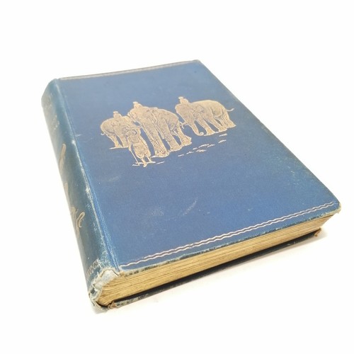 36 - 1895 book - The Jungle Book by Rudyard Kipling ~ coming away from spine and has some wear