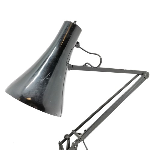 76 - Black Anglepoise lamp - some small losses to the paint finish