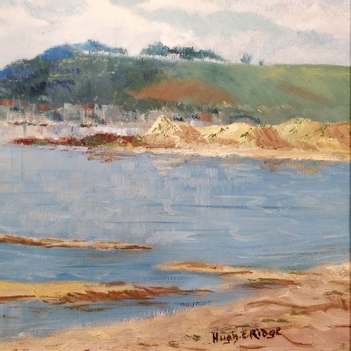 81 - Hugh Edward Ridge (1899-1976) oil painting on canvas of 'Where Tor & Torridge meet' - frame 46cm x 5... 