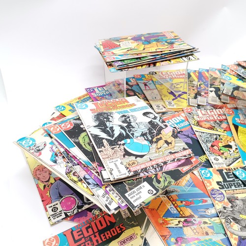 87 - Qty of Legion of super-heroes comics - various issues from #260 to #342