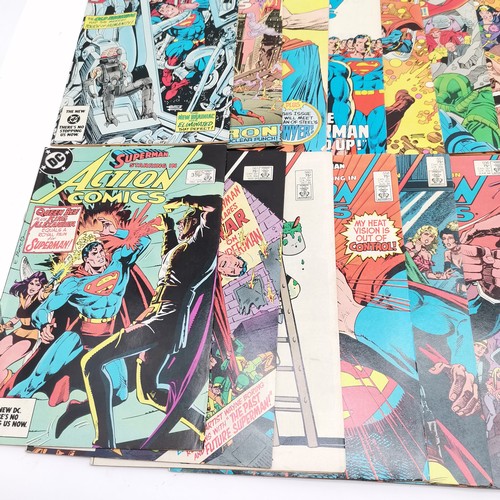 88 - Qty of 'Superman starring in Action comics' from #402 (a/f) to #582 inc #521 the 1st appearance of T... 