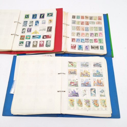 90 - 11 volumes of a world stamp collection - in mixed condition but many 1000's and well worth further i... 