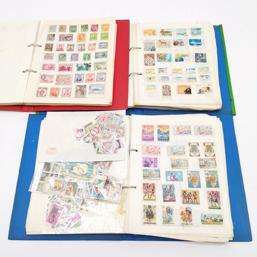 90 - 11 volumes of a world stamp collection - in mixed condition but many 1000's and well worth further i... 