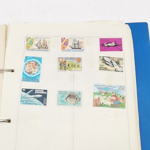 90 - 11 volumes of a world stamp collection - in mixed condition but many 1000's and well worth further i... 