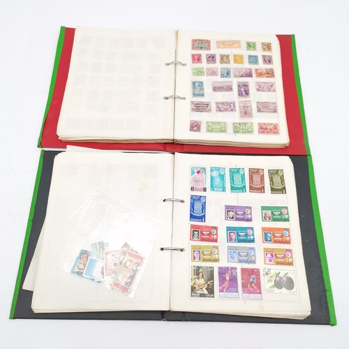 90 - 11 volumes of a world stamp collection - in mixed condition but many 1000's and well worth further i... 