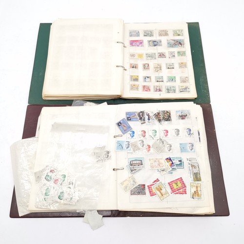 90 - 11 volumes of a world stamp collection - in mixed condition but many 1000's and well worth further i... 