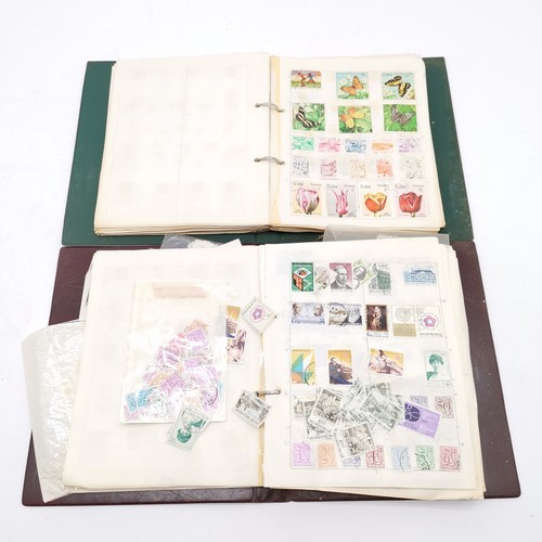 90 - 11 volumes of a world stamp collection - in mixed condition but many 1000's and well worth further i... 