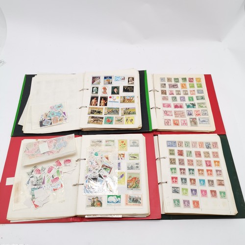 90 - 11 volumes of a world stamp collection - in mixed condition but many 1000's and well worth further i... 