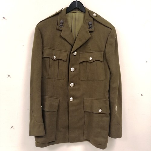 169 - 3 Royal Artillery Officers tunics, 2 sets with trousers C 1966-70 96cm chest approx. 1 jacket has a ... 