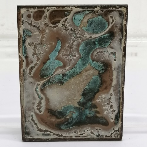 178 - Antique Regina Coeli bronze plaque by Jean Baptiste Émile Dropsy (1848-1923) - 7.1cm x 5.3cm