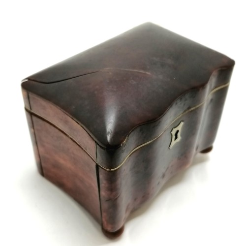 187 - Collection of antique & vintage boxes inc small tortoiseshell tea caddy (missing 1 foot) ~ all a/f t... 