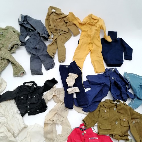 214 - Quantity of vintage Action Man clothes /outfits