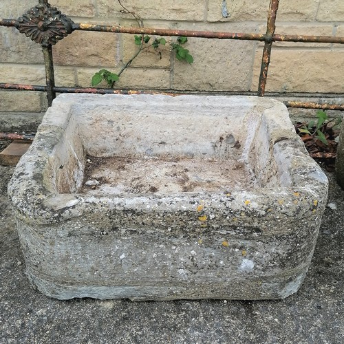 4 - Stone trough 53cm x 62cm x 26cm high