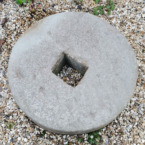 58 - Antique millstone - 48cm diameter