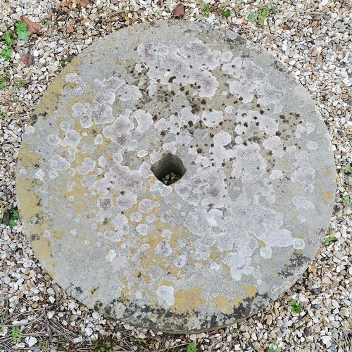 63 - Antique millstone - 56cm diameter