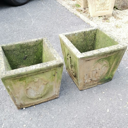 106 - 3 square planters 36cm x 36cm x 32cm high